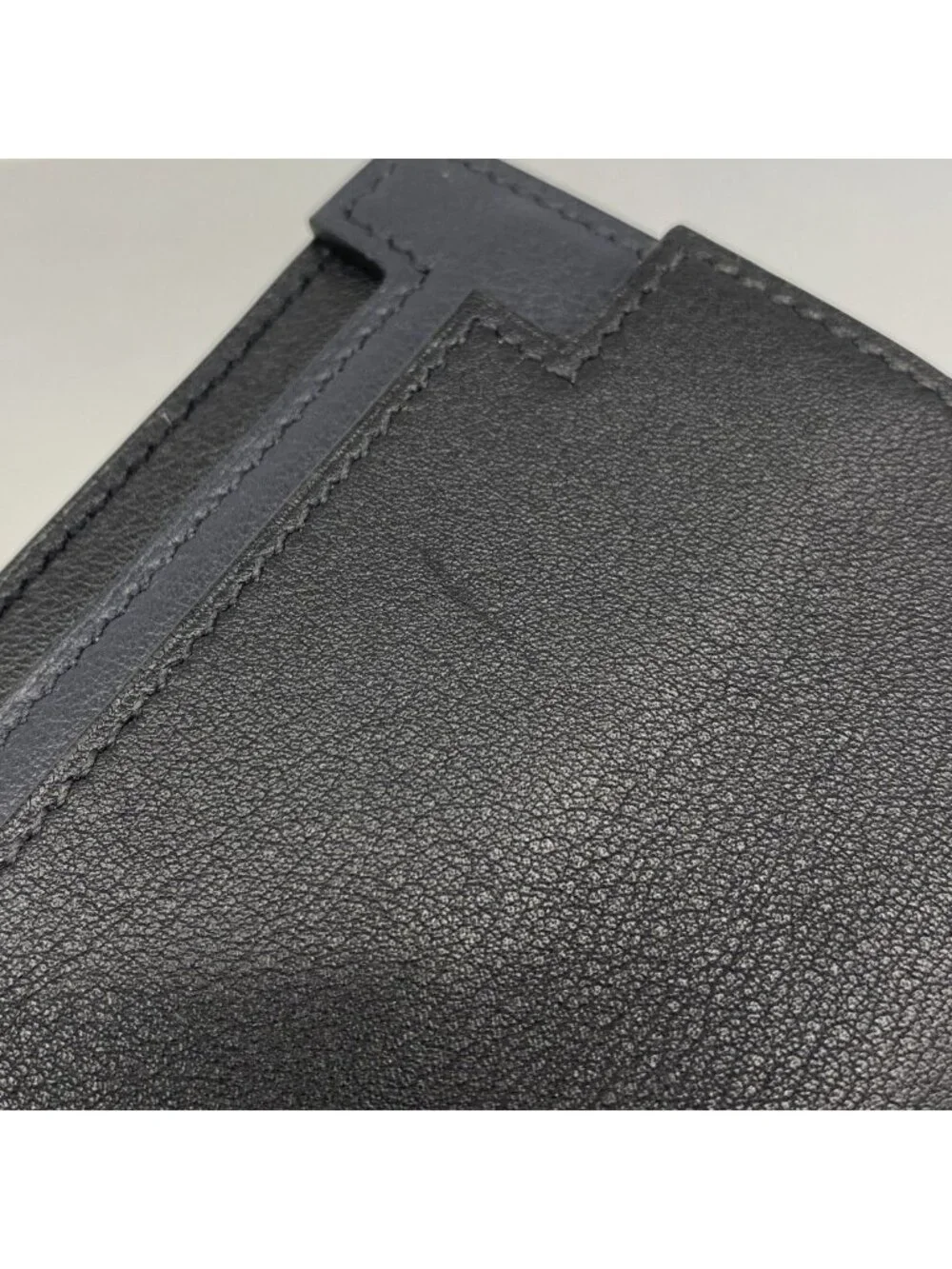 Hermes Card Case Multicolor Swift Black
